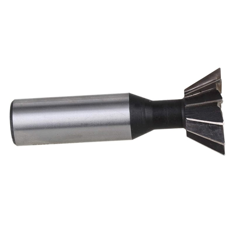 CNBTR 30mm Dia 60-Degree Silver HSS Double-Edged Dovetail Tool Metalworking End Mill 12 Flutes - Image 3